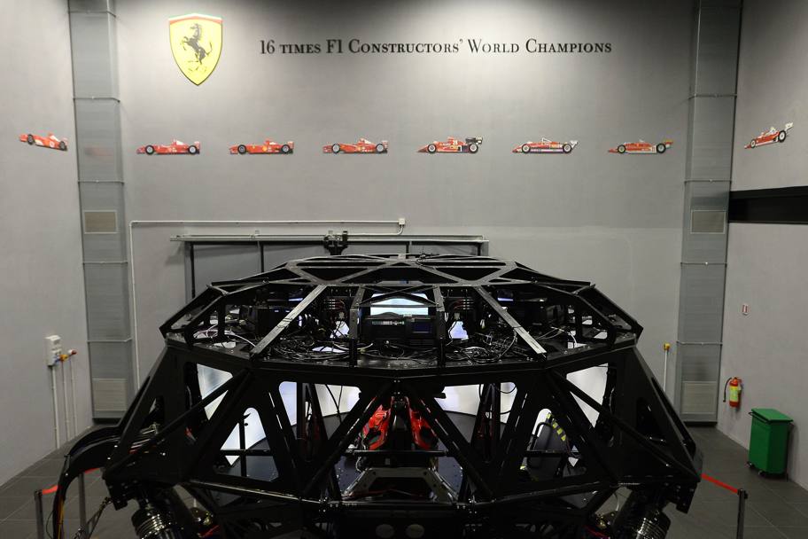 Ecco il simulatore della Ferrari a Maranello, soprannominato 